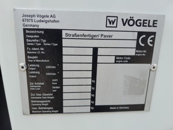 2019 VÖGELE SUPER 1303-3i *  4.700 Std. – Bild 30